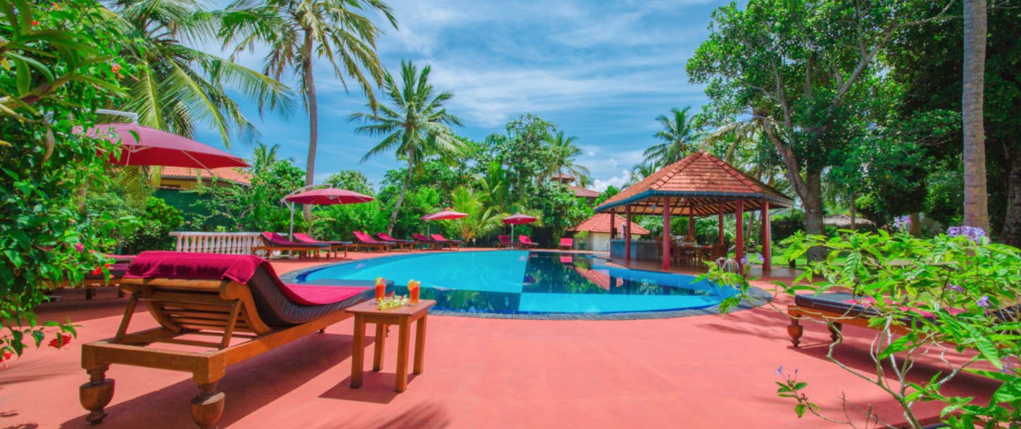 swimming pool in our Ayurvedic resort in Hikkaduwa