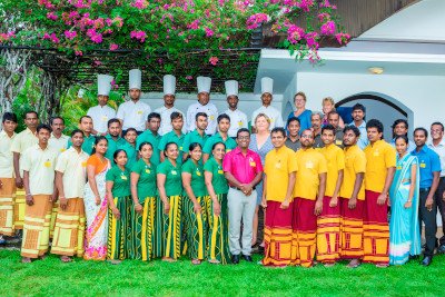 our ayurveda resort staff group photograph